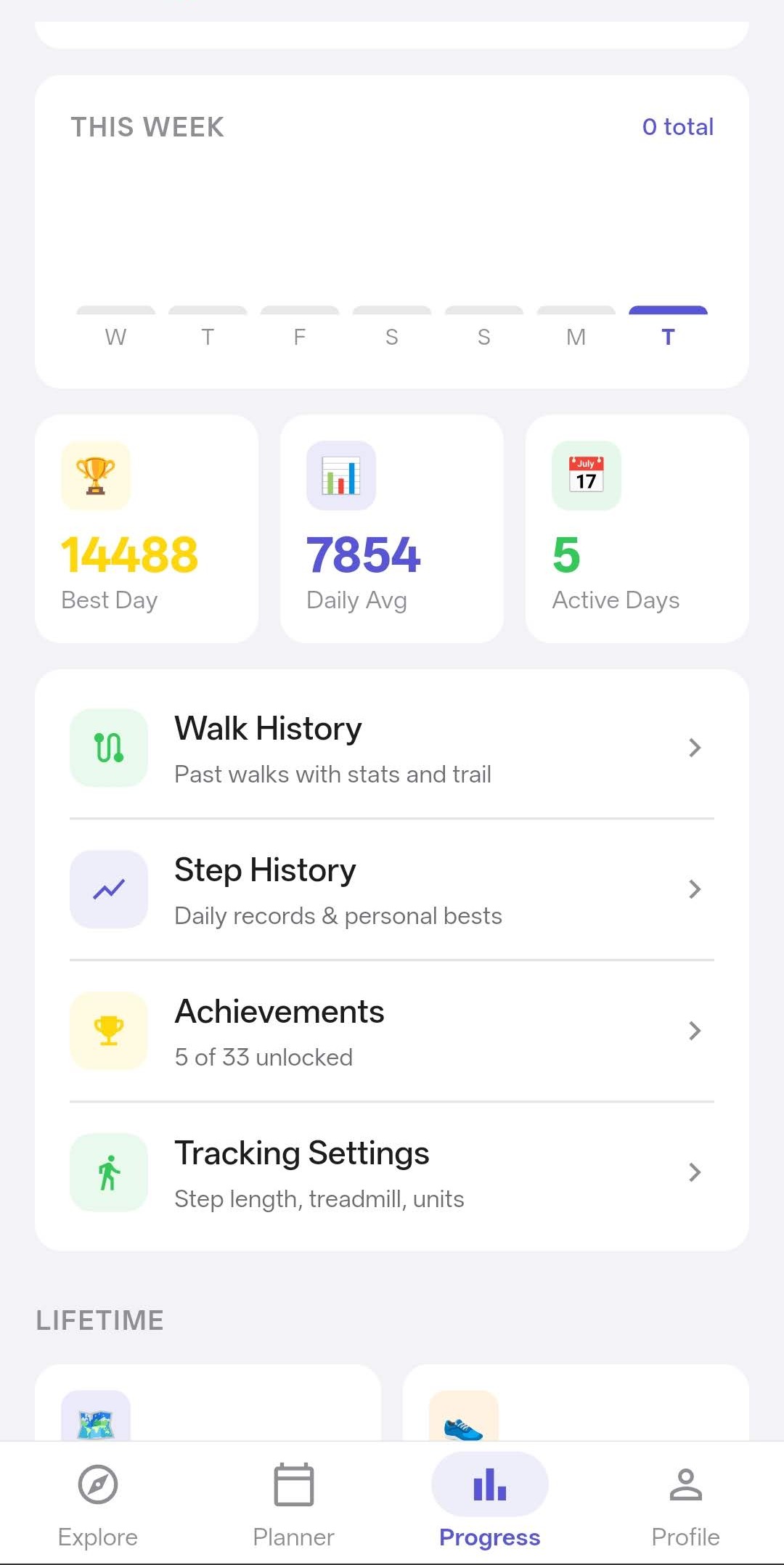Step History